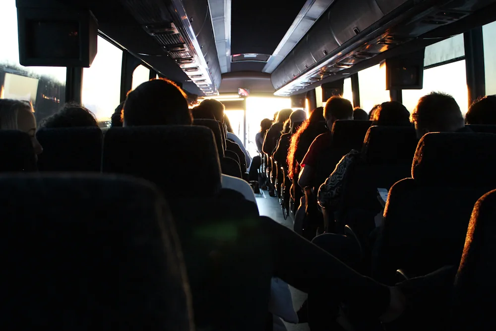 Group airport transfers with bus or minibus when travelling to the UK