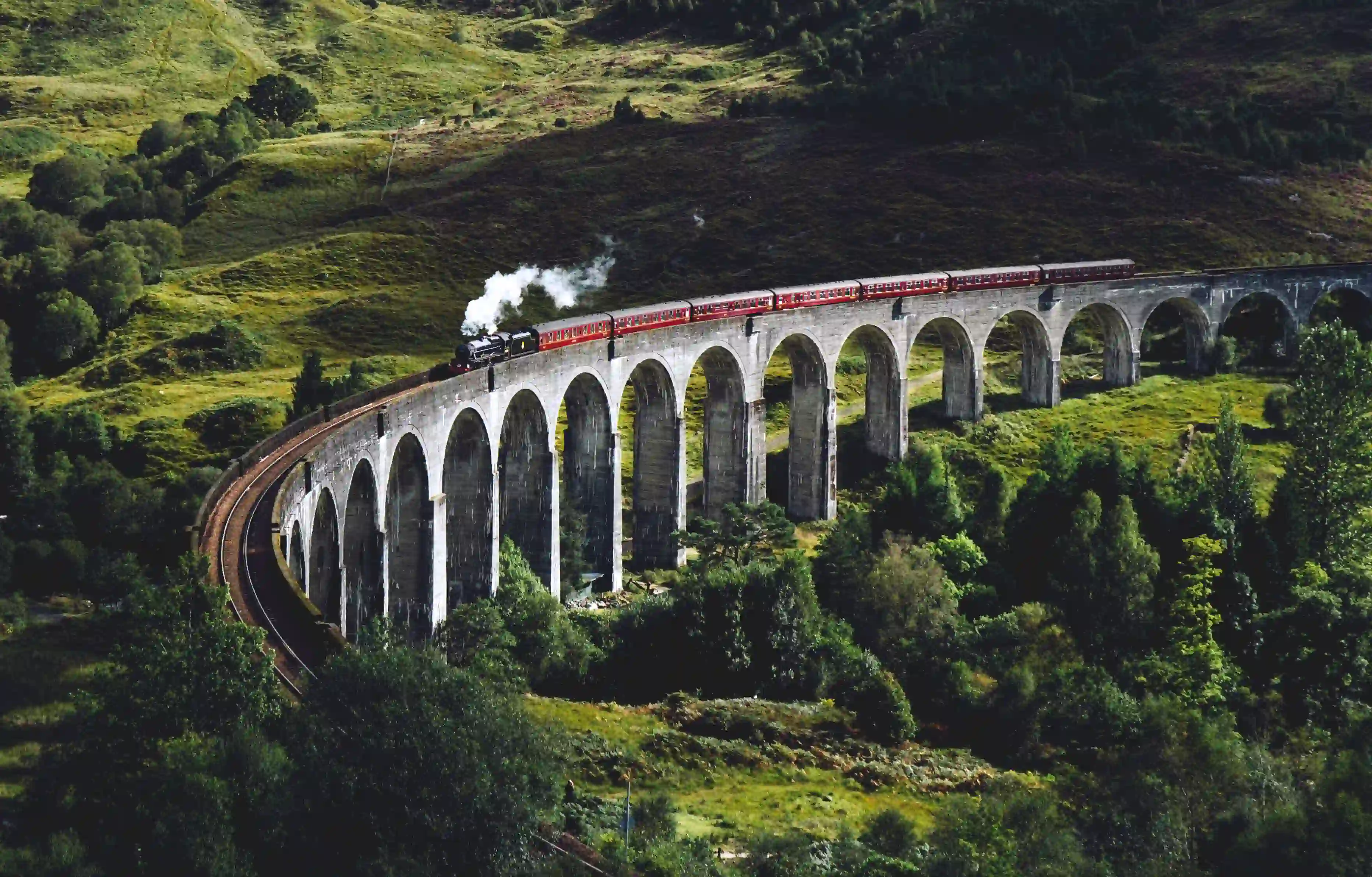 Scenery with train